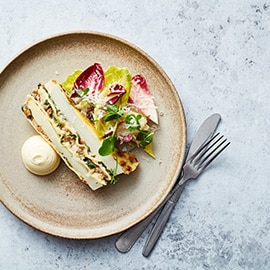 Lasagne met asperges, spinazie en kaas